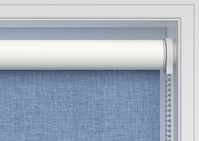 Modena (Blackout), Bright Blue - Twist&Fit Roller Blind - Image 10